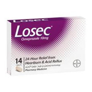 Losec 10mg - 14 Tablets