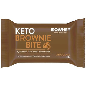 IsoWhey Keto Brownie Bite Chocolate 33g