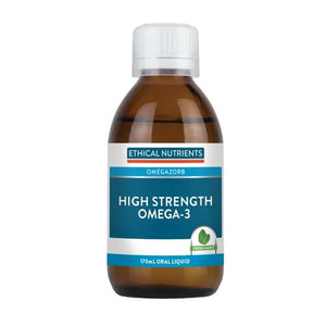 ETHICAL NUTRIENTS High Strength Omega-3 Fresh Mint Oral Liquid 170ml