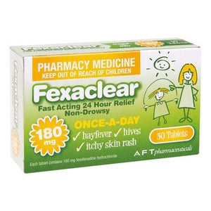 Fexaclear 180mg Tablets 30