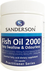 SANDERSON Fish Oil 2000 220caps