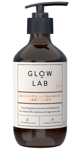 Glow Lab Coconut & Sandalwood Body Wash 400ml