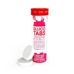GlucoTabs Glucose Tablets 10 - JUICY RASPBERRY