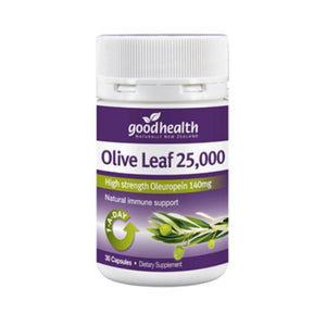 Good Health Olive Leaf 25000mg 30 Capsules