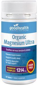 Good Health Organic Magnesium Ultra 60 Tablets