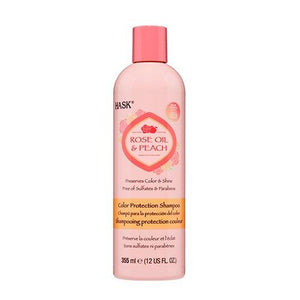 Hask Rose Oil & Peach Colour Protection Shampoo 355mL