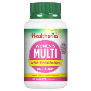 Healtheries Women's Multi with Probiotics One-A-Day 100 Tablets