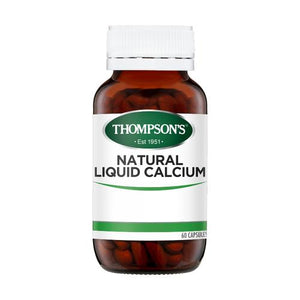 Thompson's Natural Liquid Calcium Capsules 60