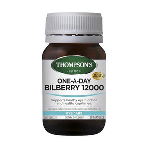 Thompson's One-A-Day Bilberry 12000 Capsules 30