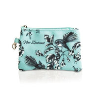 Parrs Coin Purse Birds Pastel Blue