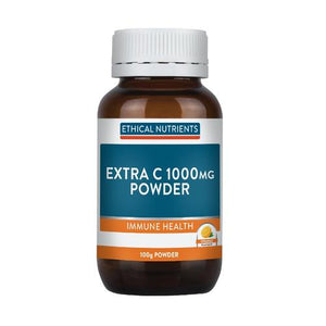 ETHICAL NUTRIENTS Extra C 1000mg Powder Immune Health 100g Powder