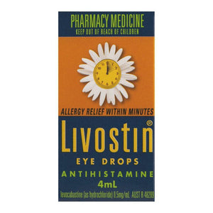 Livostin Eye Drops Antihistamine 4ml