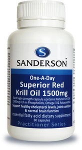 SANDERSON Krill Oil 1500mg 30caps