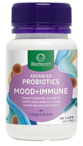 Lifestream Advanced Probiotics Mood + Immune Capsules 60