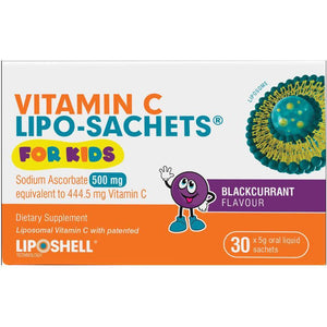 Lipo-Sachets Vitamin C Kids Blackcurrant 30 Satchet