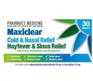 MAXICLEAR Cold & Nasal H/F & Sinus 30