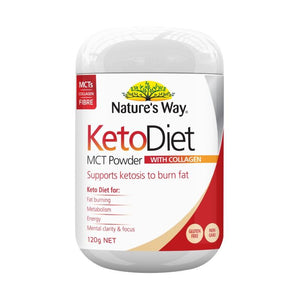 Nature's Way Keto Diet MCT Powder with Collagen 120g