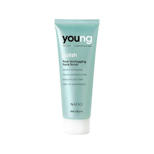 Natio Young Pore Unclogging Face Scrub 100ml