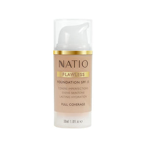 Natio Flawless Foundation SPF 15 - Light Honey