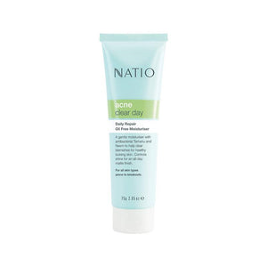 NATIO Acne Clear Daily Repair Oil Free Moisturiser 75g