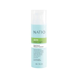 Natio Acne Clear Night Repair Moisture Treatment 50g