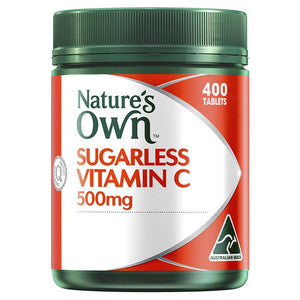Nature's Own Sugarless Vitamin C 500mg Chewable Tablets 400