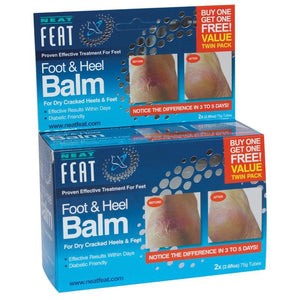 Neat Feat Foot & Heel Balm 75g Twin Pack