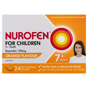Nurofen Children Chewable Capsules 24-limited-to-1-per-order