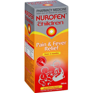 Nurofen Liquid For Children Strawberry 200ml