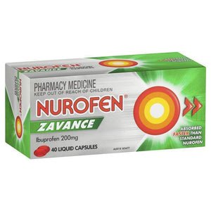 Nurofen Zavance Liquid Capsules 40s