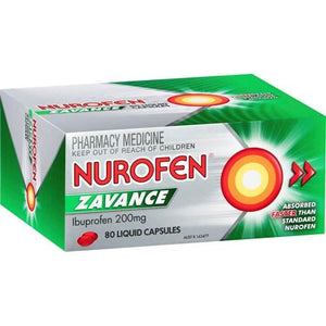 Nurofen Zavance Liquid 80 Capsules