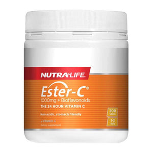 Nutra-Life Ester C 1000mg + Bioflavonoids 200tabs