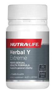 Nutra-Life Herbal Y Extreme 30 Capsules