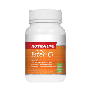 Nutra-Life Ester C 500mg Lemon/Lime Chews 120