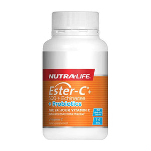 Nutra-Life Ester C Echinacea & Probiotic Chew 60 tablets