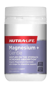 Nutralife Magnesium + Gentle 120 Capsules