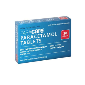 Paracare Paracetamol Tablet 20 Tablets