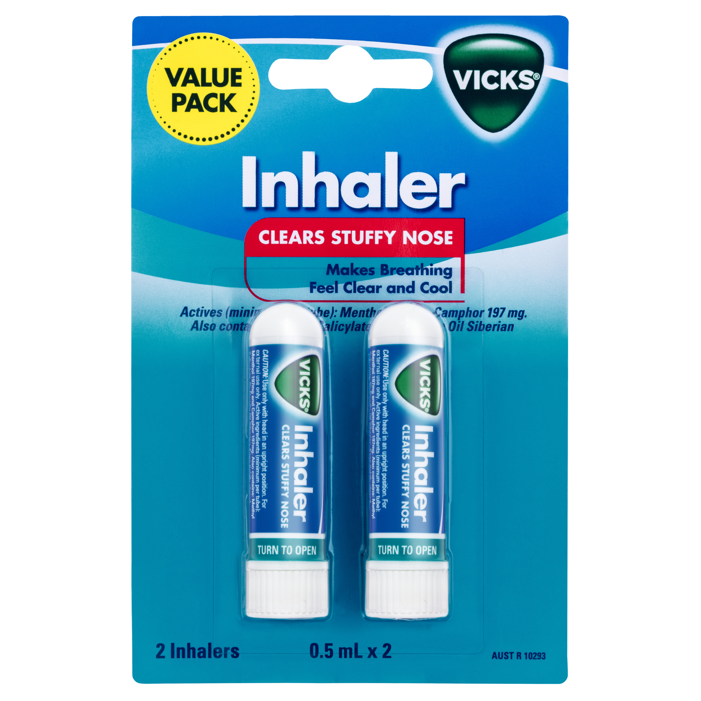 Vicks Inhaler Nasal Stick 0.5ml, Coughs/Colds