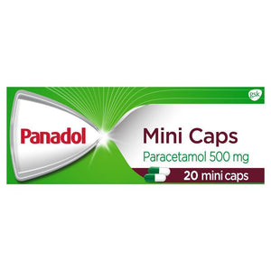 Panadol Mini Caps 500mg 20 Mini Caps