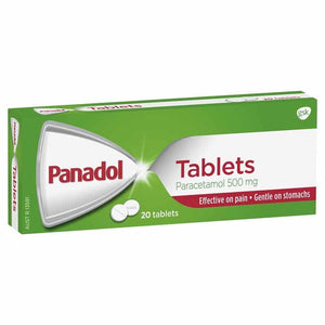 Panadol Tablets 20 – Quantity Restrictions (2 per order]