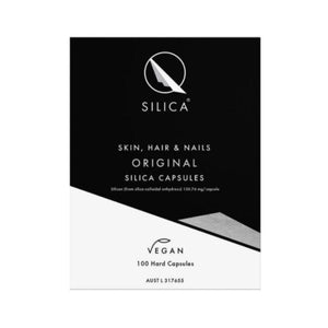 Qsilica Skin Hair & Nails Original Silica 100 Vegan Capsules