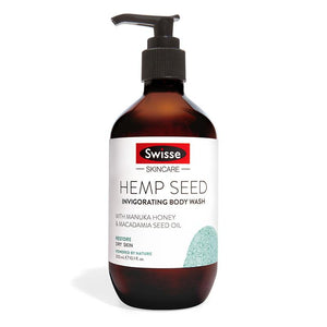 SWISSE Hemp Seed Invigorating Body Wash 300ml