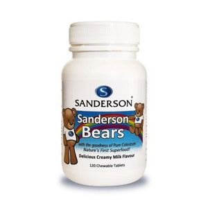 SANDERSON Bears Colostrum Chewable 120 Tablets