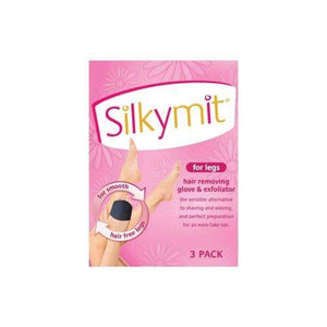 Silkymit Hair Removing Glove & Exfoliator for Leg 3 Pack