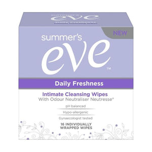 Summer's Eve Daily Freshness Intimate Cleansing Wipes 16 Pack