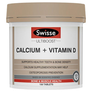 Swisse Calcium + Vitamin D Tablets 150