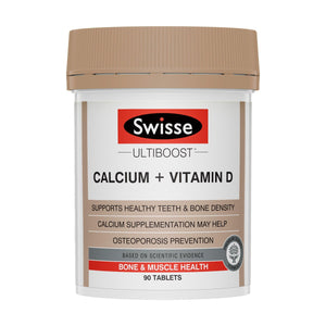 Swisse Calcium + Vitamin D Tablets 90