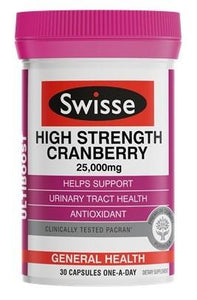 Swisse High Strength Cranberry Capsules 30
