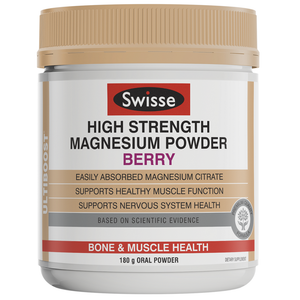 Swisse Ultiboost High Strength Magnesium Powder 180g Berry