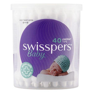 Swisspers Baby Cotton Tips 40 Pack
